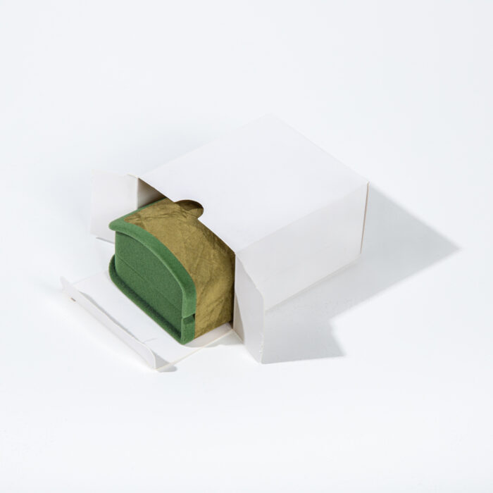 Velvet jewelry box